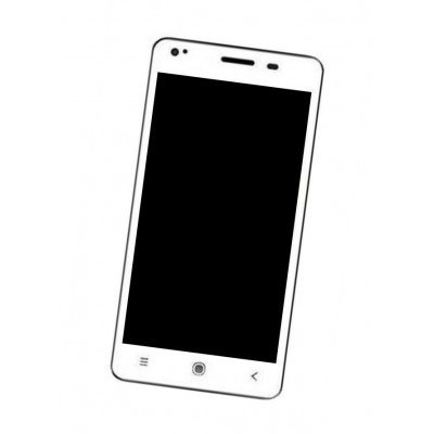 Lcd Frame Middle Chassis For Videocon Thunder One V45bd Silver By - Maxbhi Com