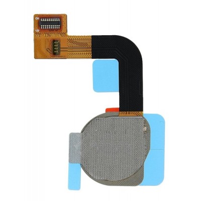 Fingerprint Sensor Flex Cable For Nokia 7 Plus White By - Maxbhi Com