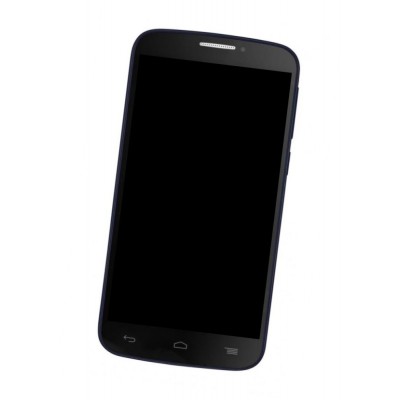Lcd Frame Middle Chassis For Alcatel One Touch Pop C7 Black By - Maxbhi Com