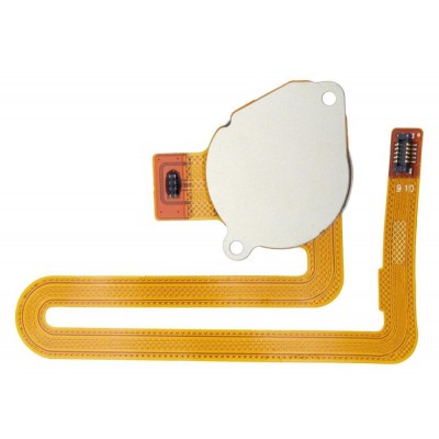 Fingerprint Sensor Flex Cable For Motorola Moto G8 Power White By - Maxbhi Com