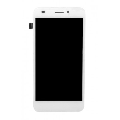 Lcd With Touch Screen For Lyf Wind 5 White By - Maxbhi Com