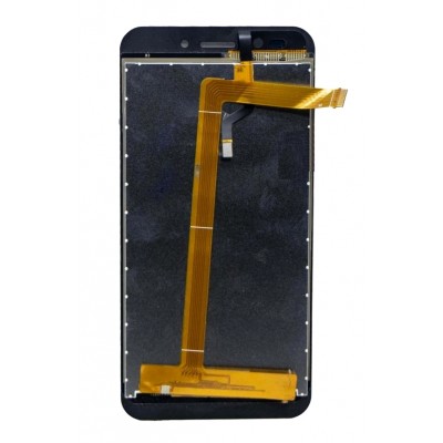 Lcd With Touch Screen For Lyf Wind 5 White By - Maxbhi Com