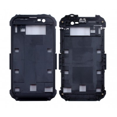 Lcd Frame Middle Chassis For Geotel G1 White By - Maxbhi Com