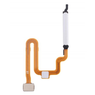 Fingerprint Sensor Flex Cable For Xiaomi Redmi Note 11t 5g White By - Maxbhi Com