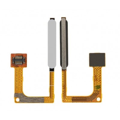 Fingerprint Sensor Flex Cable For Motorola Moto G100 White By - Maxbhi Com