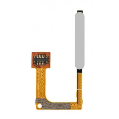Fingerprint Sensor Flex Cable For Motorola Moto G100 White By - Maxbhi Com