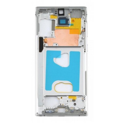 Lcd Frame Middle Chassis For Samsung Galaxy Note10 5g Blue By - Maxbhi Com