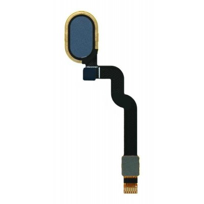 Fingerprint Sensor Flex Cable For Motorola Moto X4 Blue By - Maxbhi Com