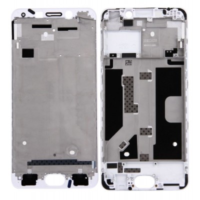 Lcd Frame Middle Chassis For Oppo R9 White By - Maxbhi Com