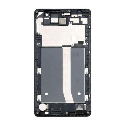 Lcd Frame Middle Chassis For Wiko Robby White By - Maxbhi Com