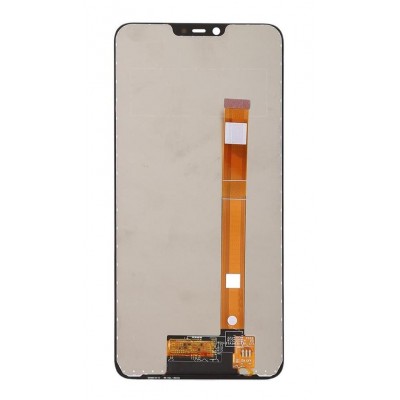 Lcd With Touch Screen For Realme C1 2019 White By - Maxbhi Com