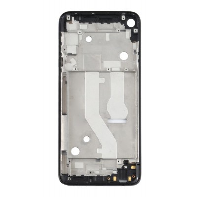 Lcd Frame Middle Chassis For Motorola Moto G Stylus Black By - Maxbhi Com