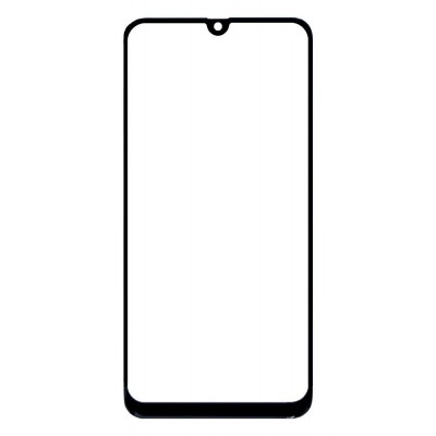 Replacement Front Glass For Samsung Galaxy M21 Black By - Maxbhi Com