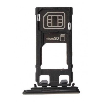 Sim Card Holder Tray For Sony Xperia Xzs Black - Maxbhi Com