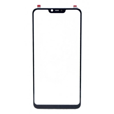 Replacement Front Glass For Oppo A3s Black By - Maxbhi Com