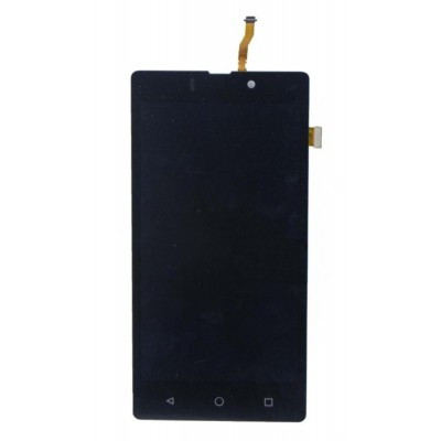 Lcd With Touch Screen For Lyf Wind 7 White By - Maxbhi Com