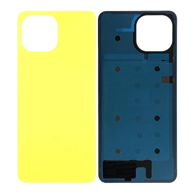 Back Panel Cover For Xiaomi Mi 11 Lite 5g Yellow - Maxbhi Com