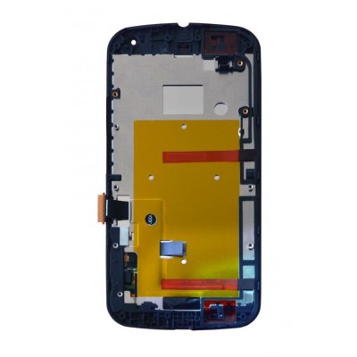 Lcd With Touch Screen For Motorola Moto G2 Black By - Maxbhi Com
