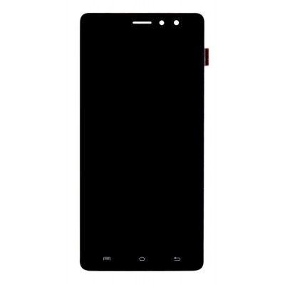 Lcd With Touch Screen For Lava X50 White By - Maxbhi Com