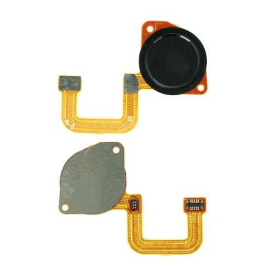 Fingerprint Sensor Flex Cable For Motorola One Fusion Black By - Maxbhi Com