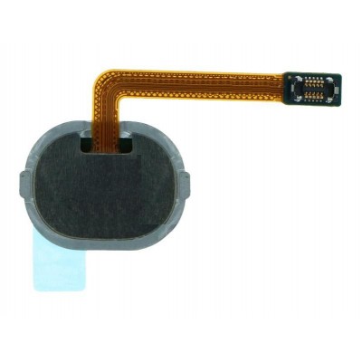 Fingerprint Sensor Flex Cable For Samsung Galaxy A30 Black By - Maxbhi Com