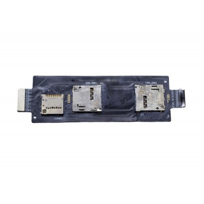 Mmc Sim Connector For Asus Zenfone 2 Ze551ml 4gb Ram 128gb 1 8ghz By - Maxbhi Com