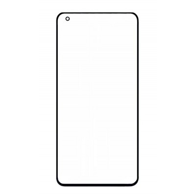 Replacement Front Glass For Vivo X50 Pro Blue By - Maxbhi Com