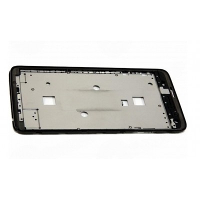 Lcd Frame Middle Chassis For Wiko Rainbow Black By - Maxbhi Com