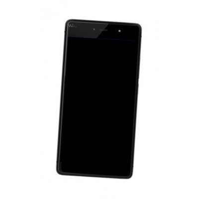Lcd Frame Middle Chassis For Wiko Fever 4g Black Gold By - Maxbhi Com