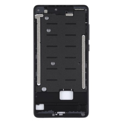 Lcd Frame Middle Chassis For Xiaomi Mi Mix 2s Black By - Maxbhi Com
