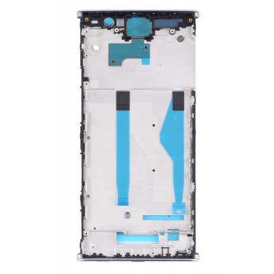 Lcd Frame Middle Chassis For Sony Xperia Xa2 Plus Silver By - Maxbhi Com