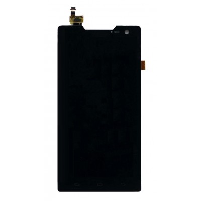 Lcd With Touch Screen For Xolo Q1100 White By - Maxbhi Com