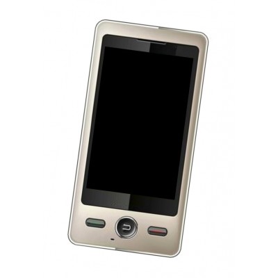 Lcd Frame Middle Chassis For Maxx Ms830 Black By - Maxbhi Com