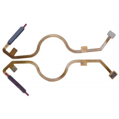 Fingerprint Sensor Flex Cable For Tecno Camon 18 Black By - Maxbhi Com