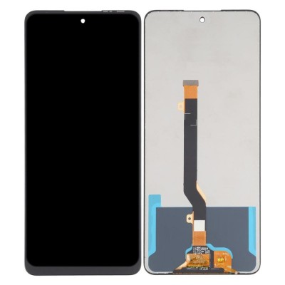 LCD with Touch Screen for Tecno Spark 8T Black