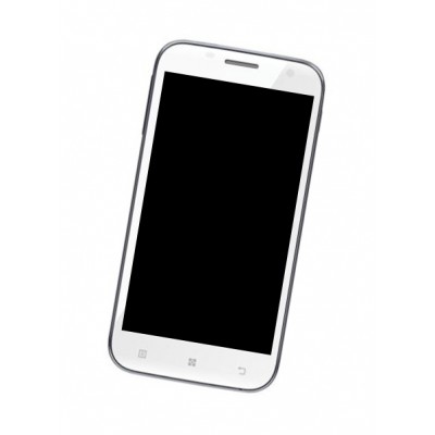 Lcd Frame Middle Chassis For Intex Cloud Z6 Black By - Maxbhi Com