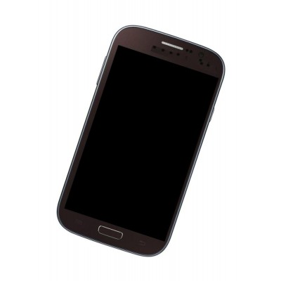 Lcd Frame Middle Chassis For Samsung Galaxy Grand Duos I9085 Black By - Maxbhi Com