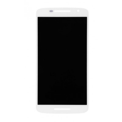 Lcd With Touch Screen For Motorola Moto X Play 16gb White By - Maxbhi Com