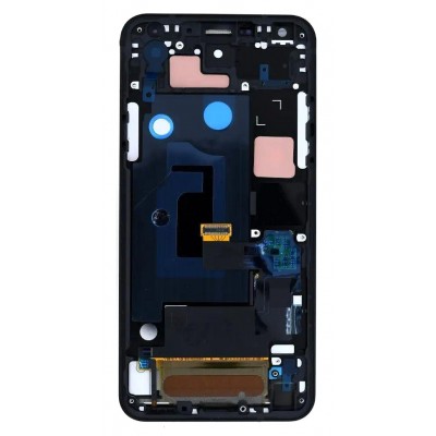 Lcd With Touch Screen For Lg Q7 Plus White By - Maxbhi Com