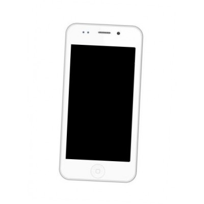 Lcd Frame Middle Chassis For Maxx Ax5 Duo White By - Maxbhi Com
