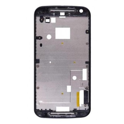 Lcd Frame Middle Chassis For Motorola New Moto G 2nd Gen Black By - Maxbhi Com
