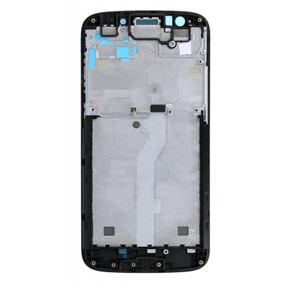 Lcd Frame Middle Chassis For Motorola Moto E5 Play Black By - Maxbhi Com