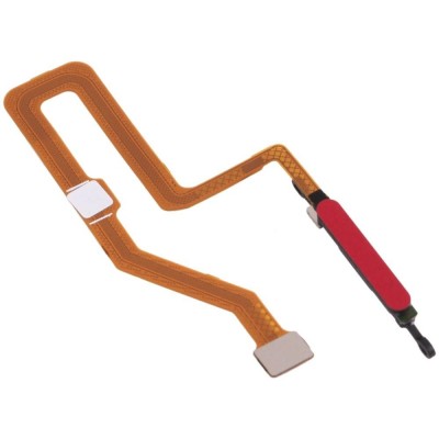 Fingerprint Sensor Flex Cable For Lg Q52 Red By - Maxbhi Com