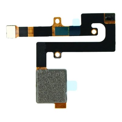 Fingerprint Sensor Flex Cable For Nokia 7 1 White By - Maxbhi Com