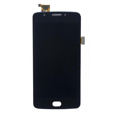 Lcd With Touch Screen For Moto E4 Black By - Maxbhi Com