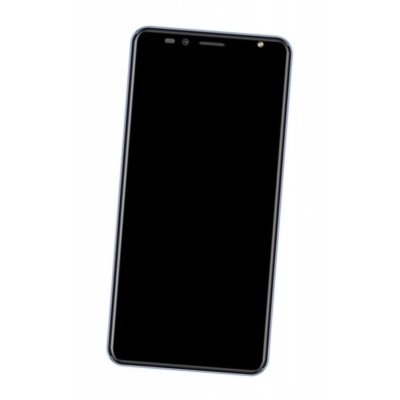 Lcd Frame Middle Chassis For Karbonn Platinum P9 Pro Blue By - Maxbhi Com