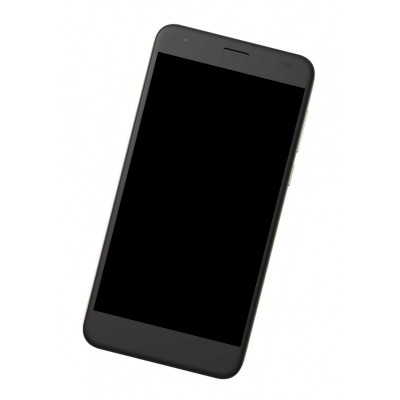 Lcd Frame Middle Chassis For Zen Admire Duo White By - Maxbhi Com