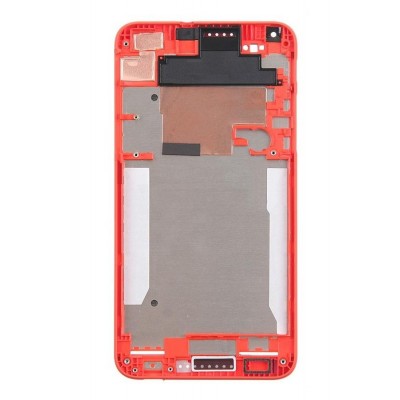 Lcd Frame Middle Chassis For Htc Desire 816 Red By - Maxbhi Com