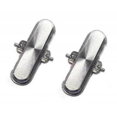 Volume Side Button Outer For Tecno Boom J8 Silver By - Maxbhi Com