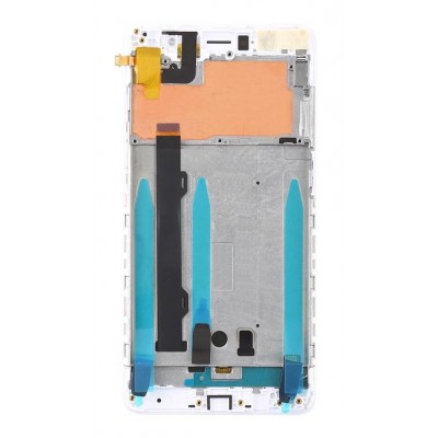 Lcd With Touch Screen For Lenovo K8 White By - Maxbhi Com